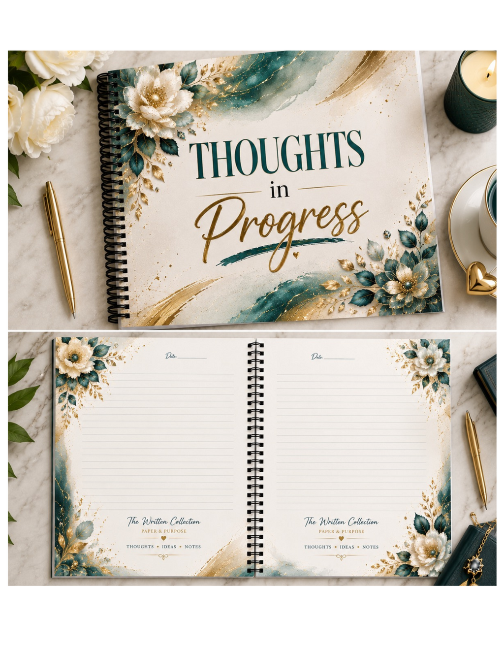 The Written Collection Spiral Notebook – Choose Your Cover.