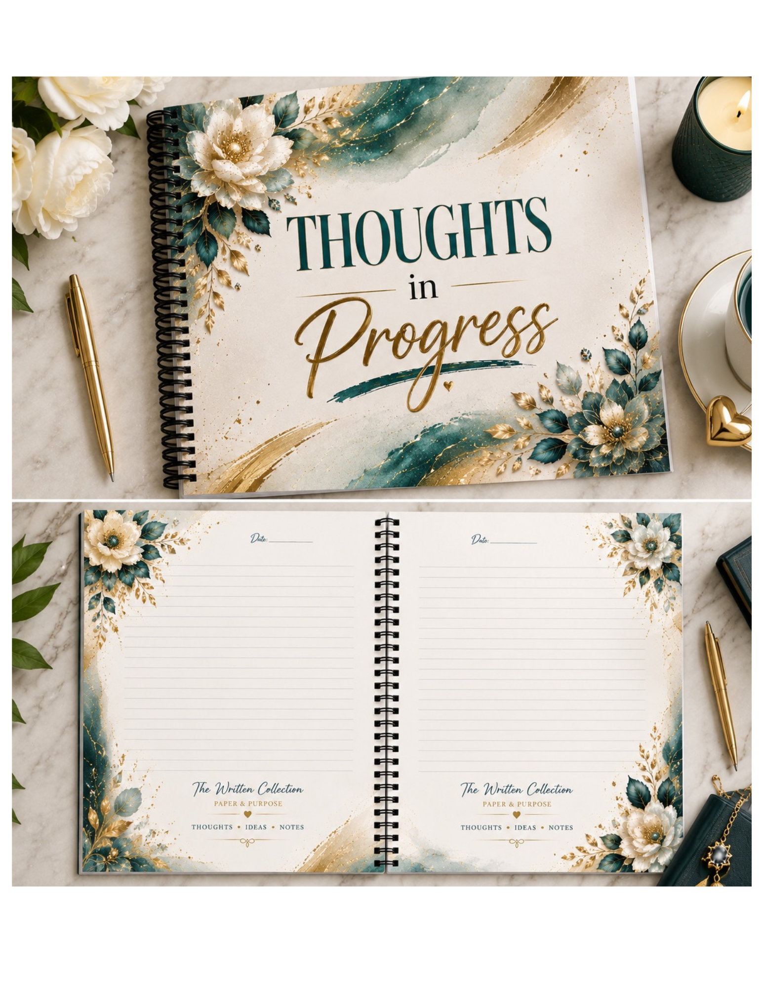 The Written Collection Spiral Notebook – Choose Your Cover.