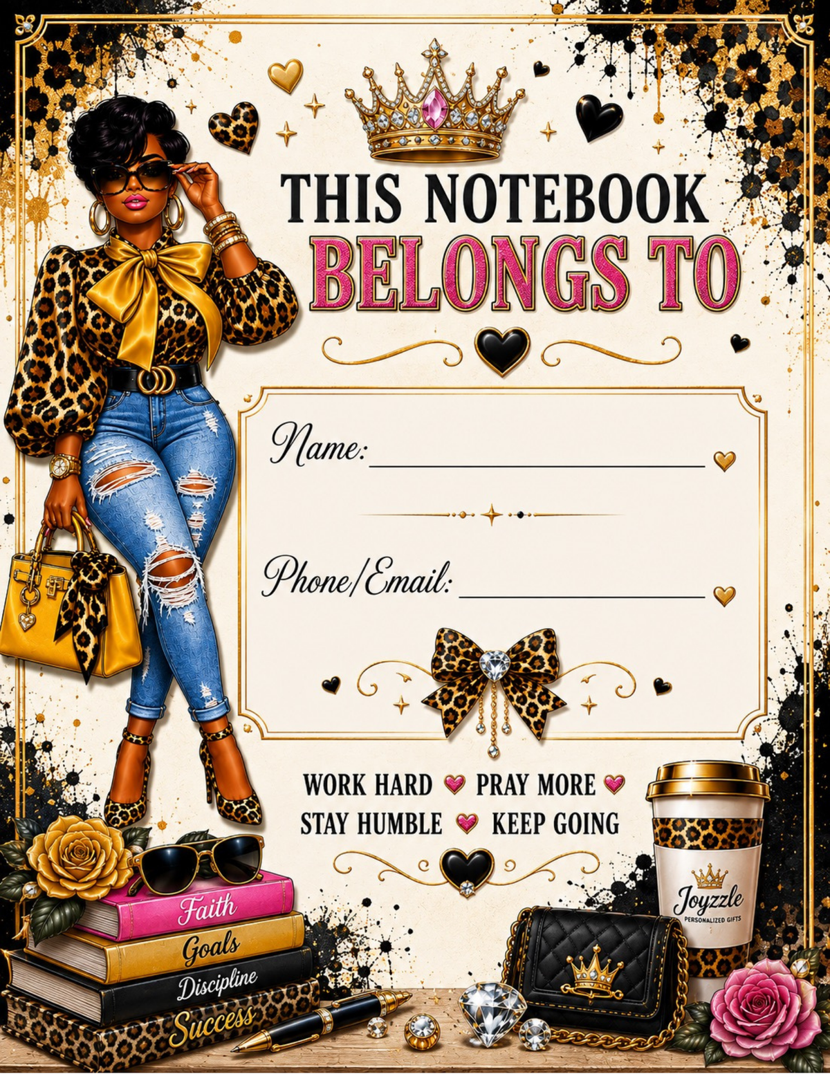 Plans, Purpose & Power Undated Planner | Faith, Goals & Weekly Planning