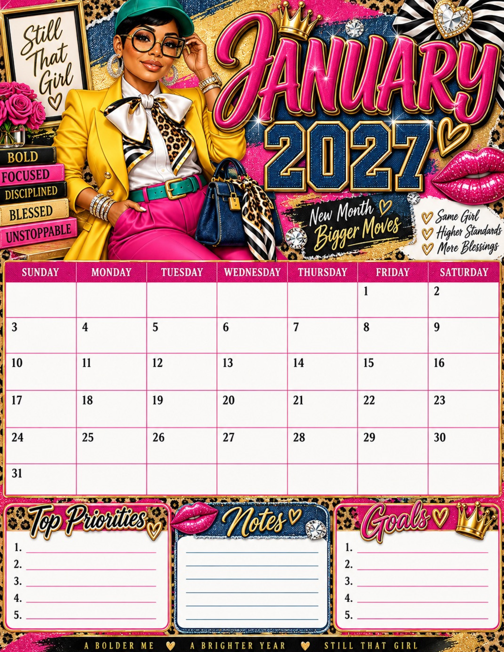 2027 Plans, Purpose & Power Calendar