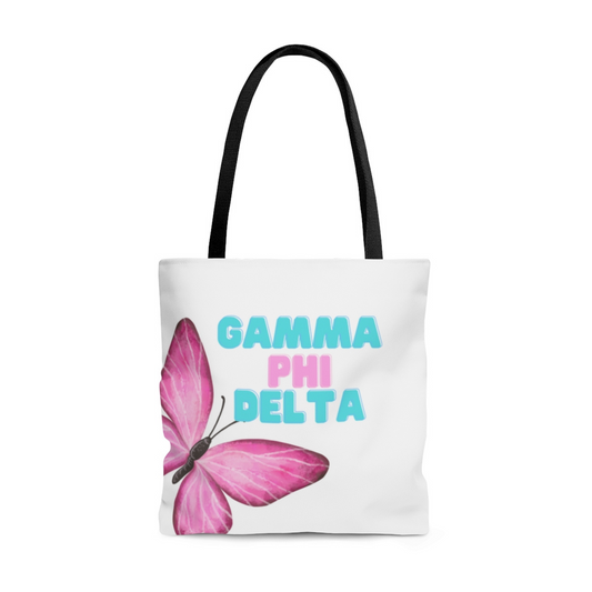 Gamma Phi Delta Butterfly Tote