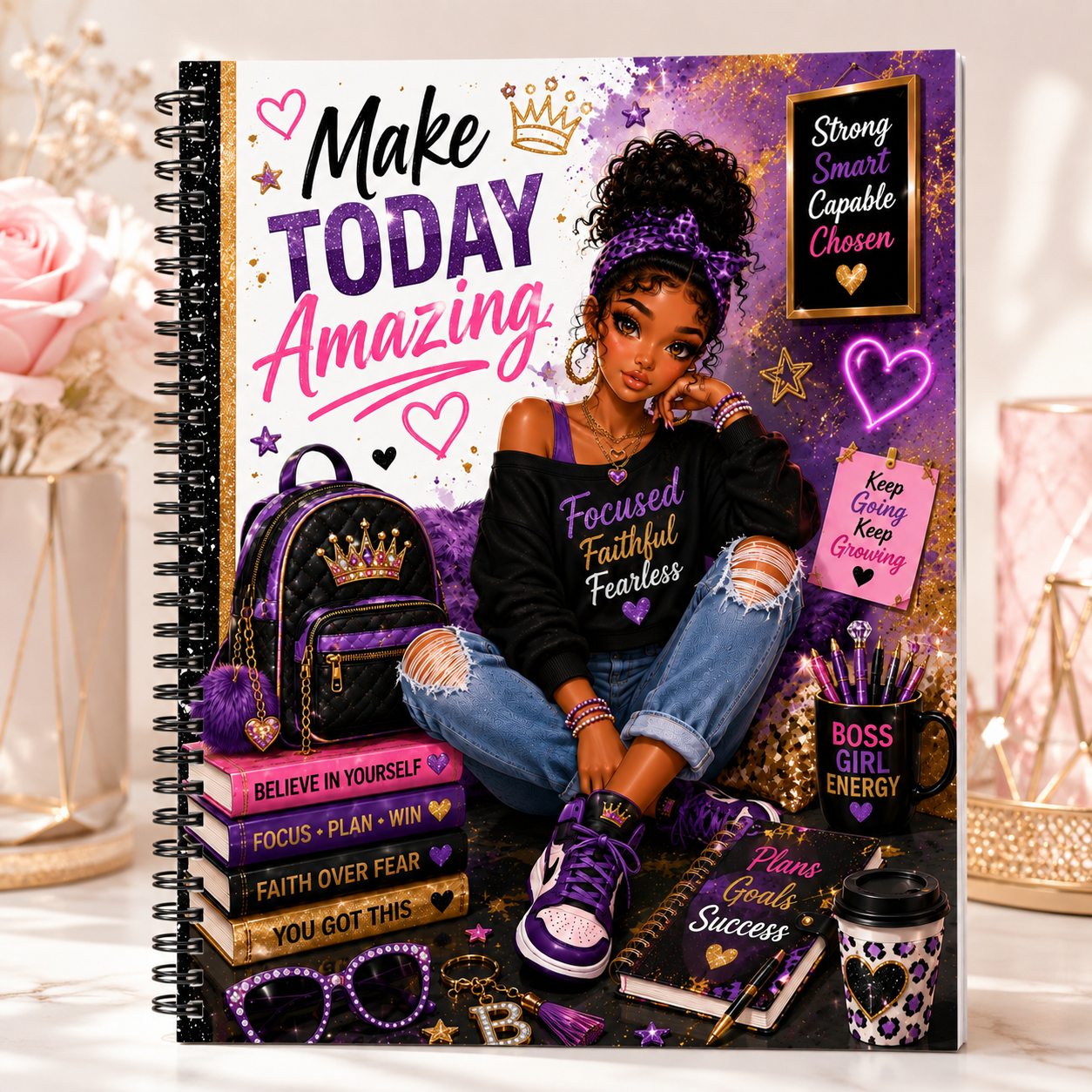 Crowned & Creative Kids Spiral Notebooks – Choose Your Design