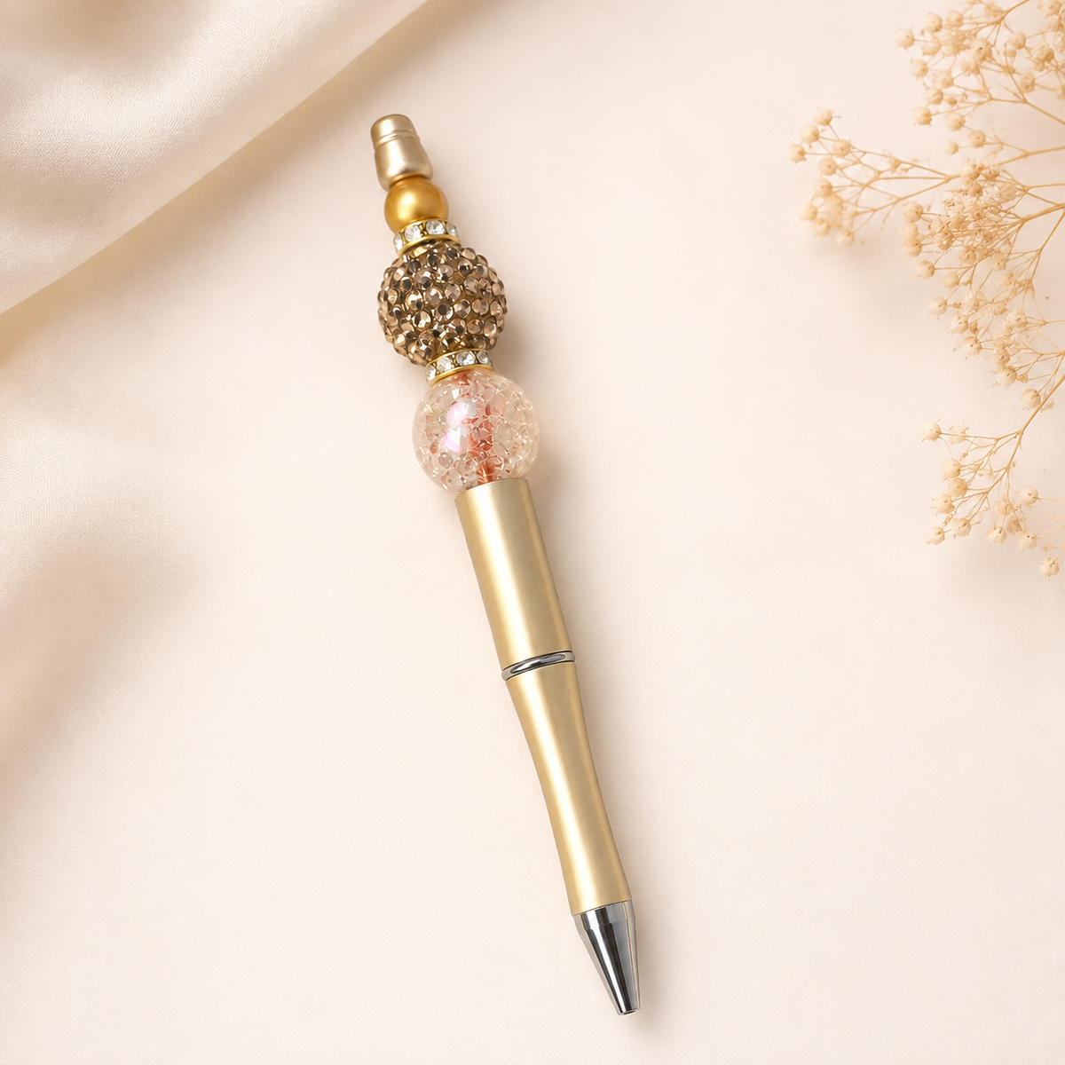 Luxe Crystal Beaded Pen – Choose Your Finish