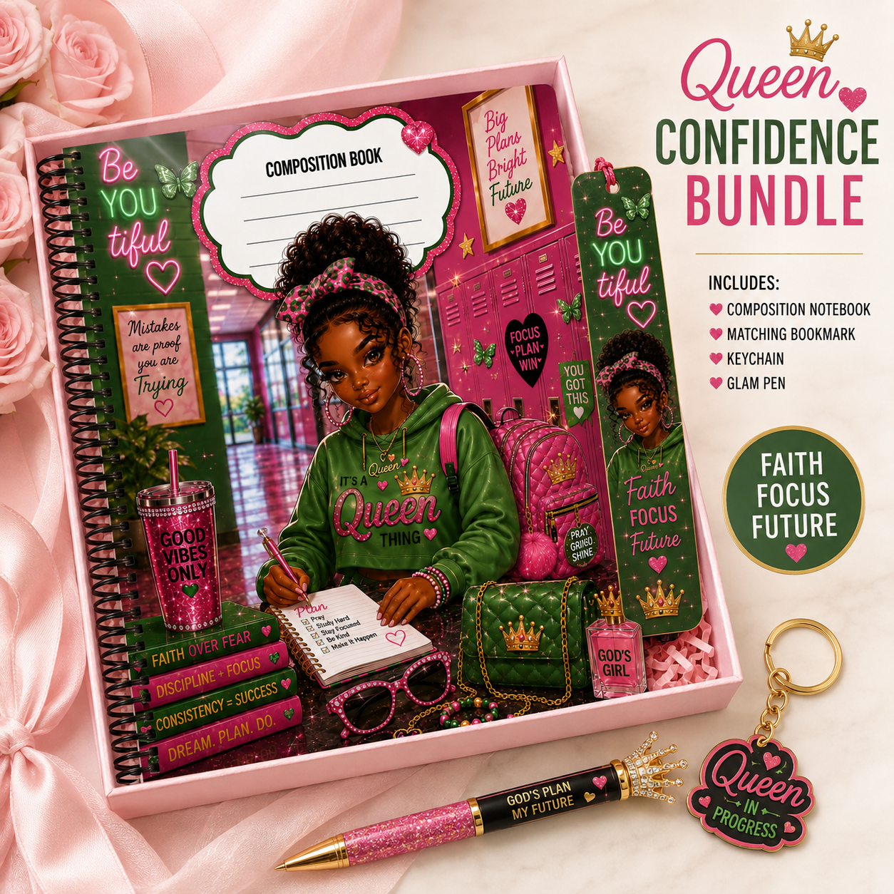 Crowned & Creative Kids Notebook Gift Bundle