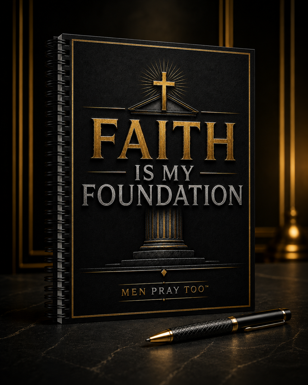 Men Pray Too Spiral Notebook – Choose Your Design