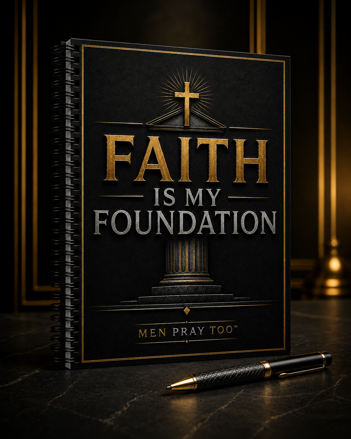 Men Pray Too Spiral Notebook – Choose Your Design