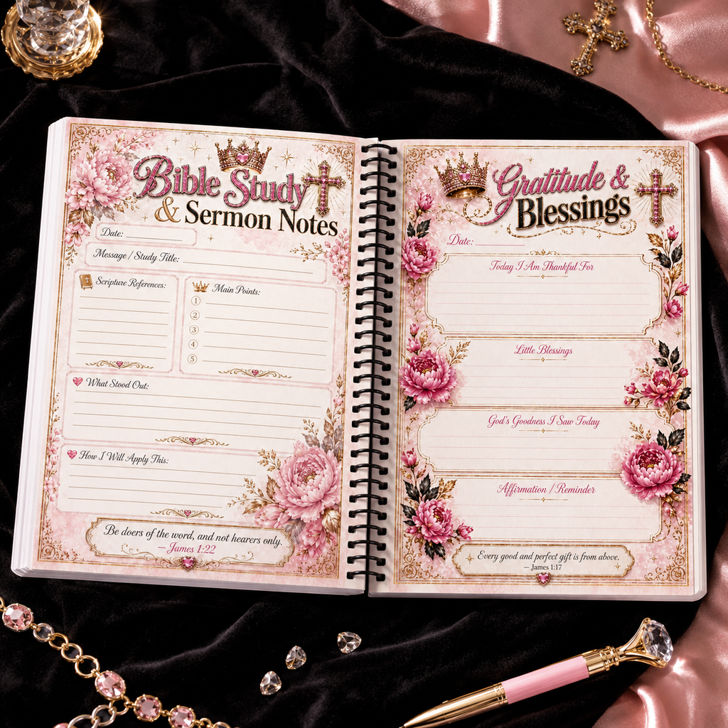 Prayer Works Faith Planner & Reflection Journal – Choose Your Cover & Package