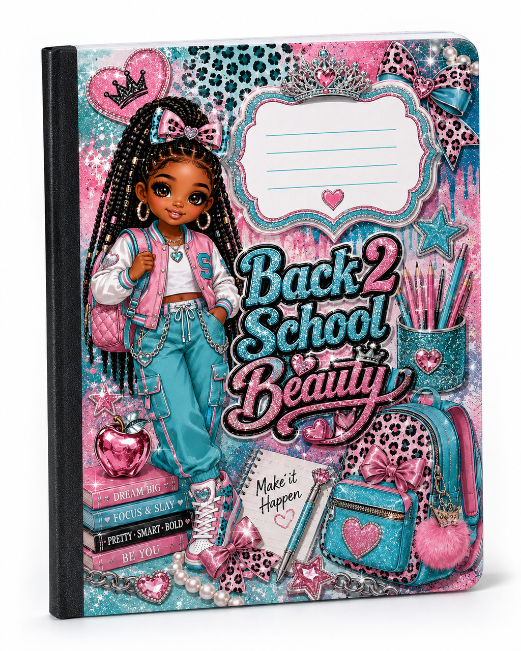 Crowned & Creative Kids Composition Notebook – Choose Your Design