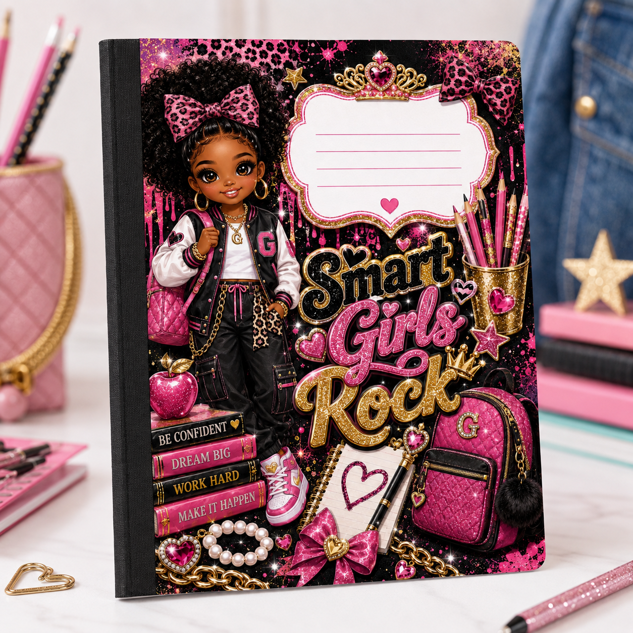 Crowned & Creative Kids Composition Notebook – Choose Your Design