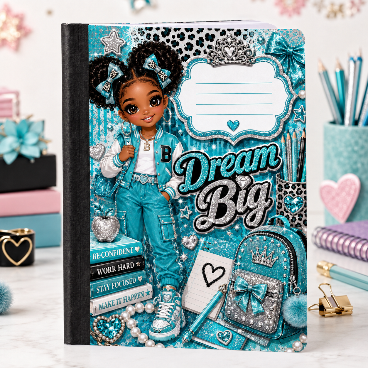 Crowned & Creative Kids Composition Notebook – Choose Your Design