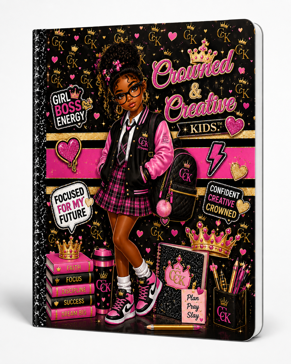 Crowned & Creative Kids Composition Notebook – Choose Your Design