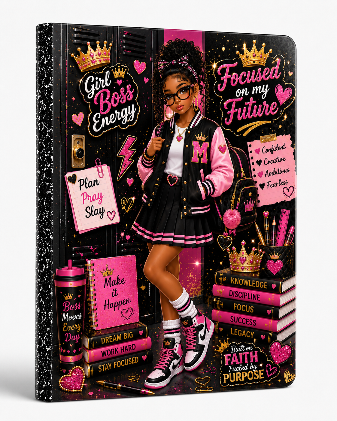 Crowned & Creative Kids Composition Notebook – Choose Your Design