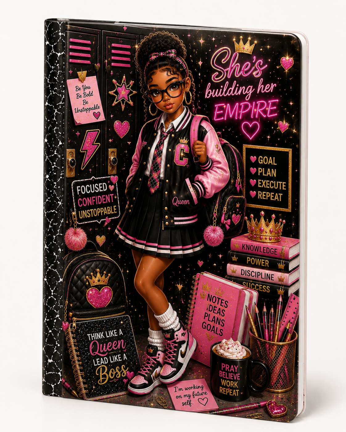 Crowned & Creative Kids Composition Notebook – Choose Your Design