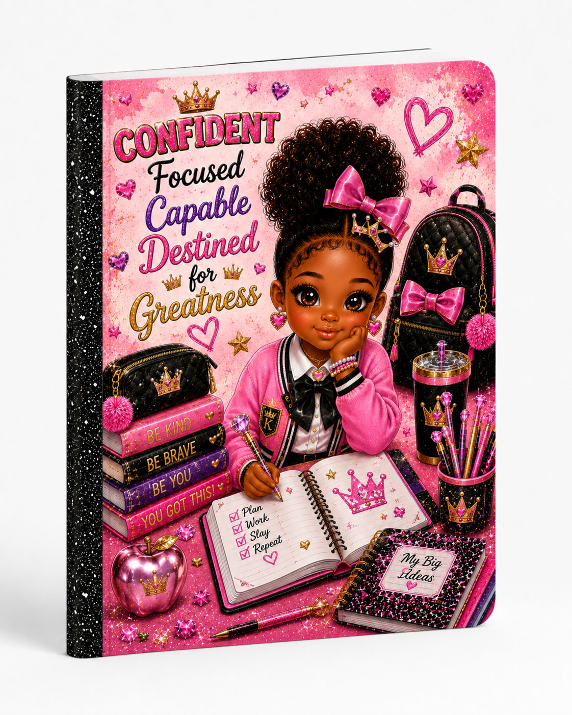 Crowned & Creative Kids Composition Notebook – Choose Your Design