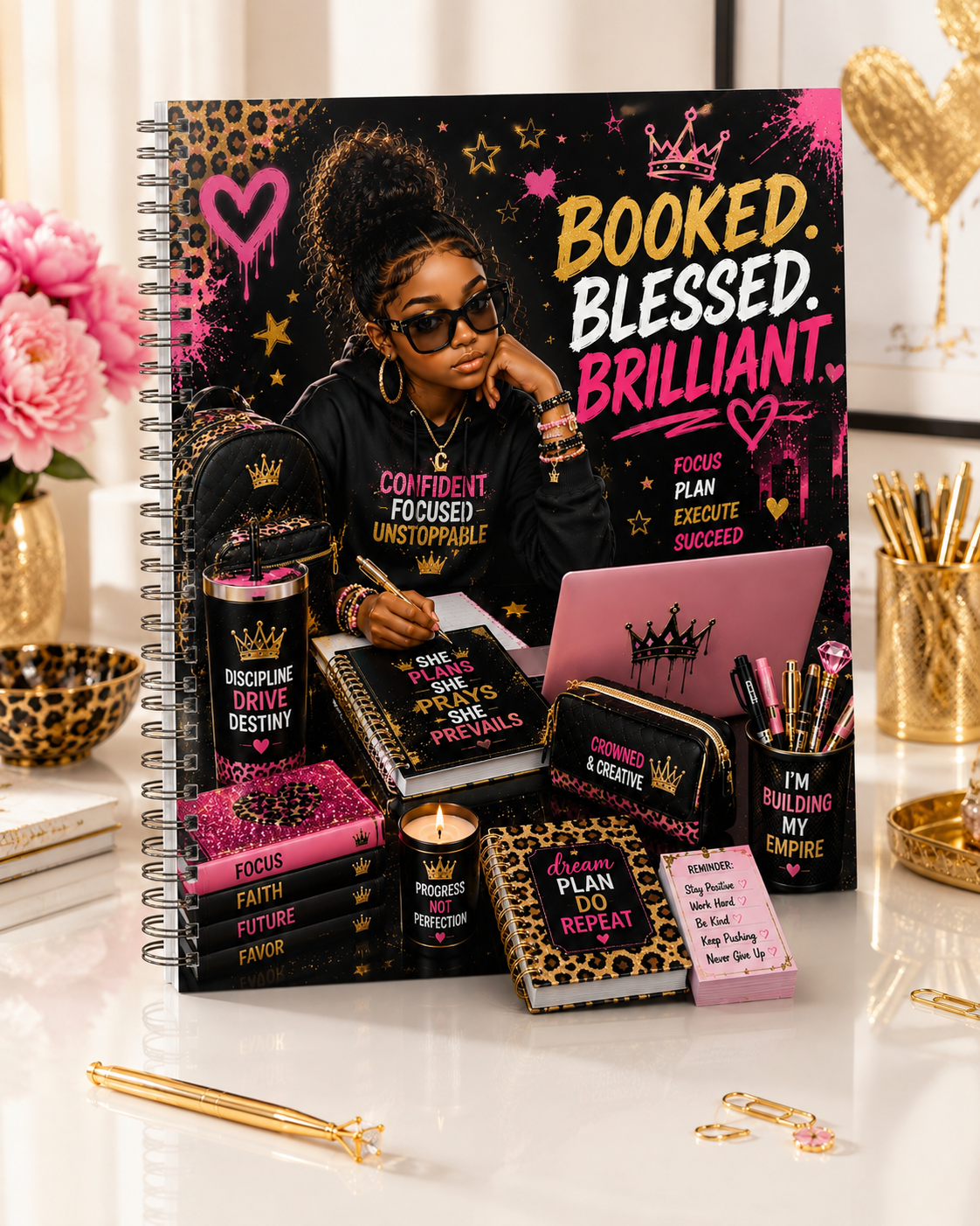 Crowned & Creative Kids Spiral Notebooks – Choose Your Design