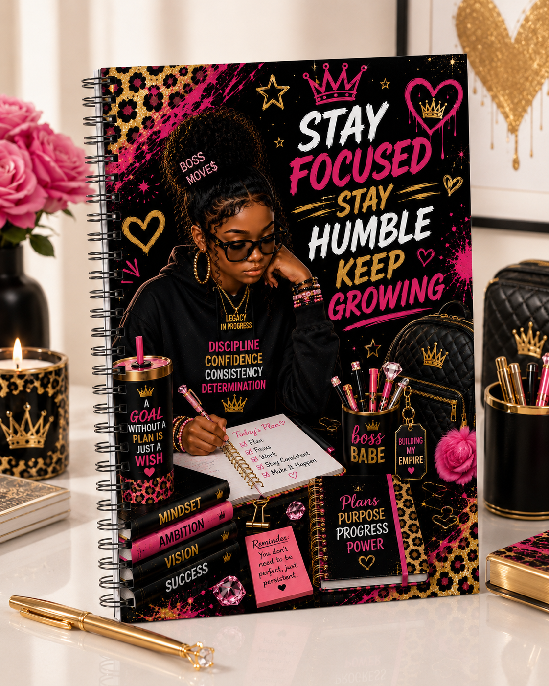 Crowned & Creative Kids Spiral Notebooks – Choose Your Design