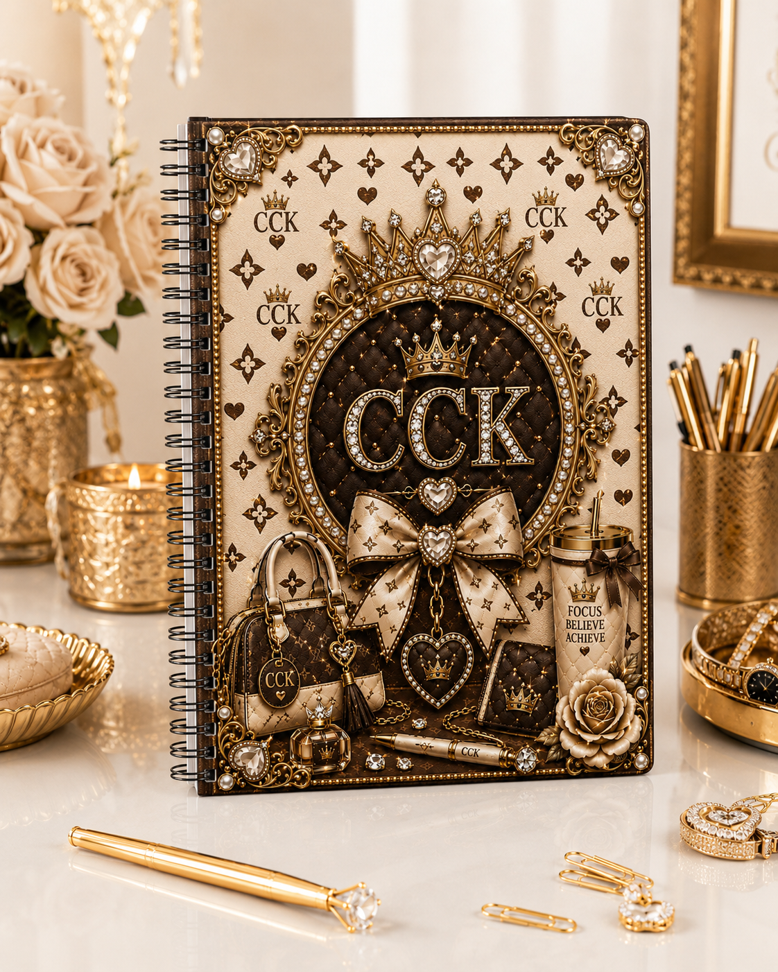 Crowned & Creative Kids Spiral Notebooks – Choose Your Design