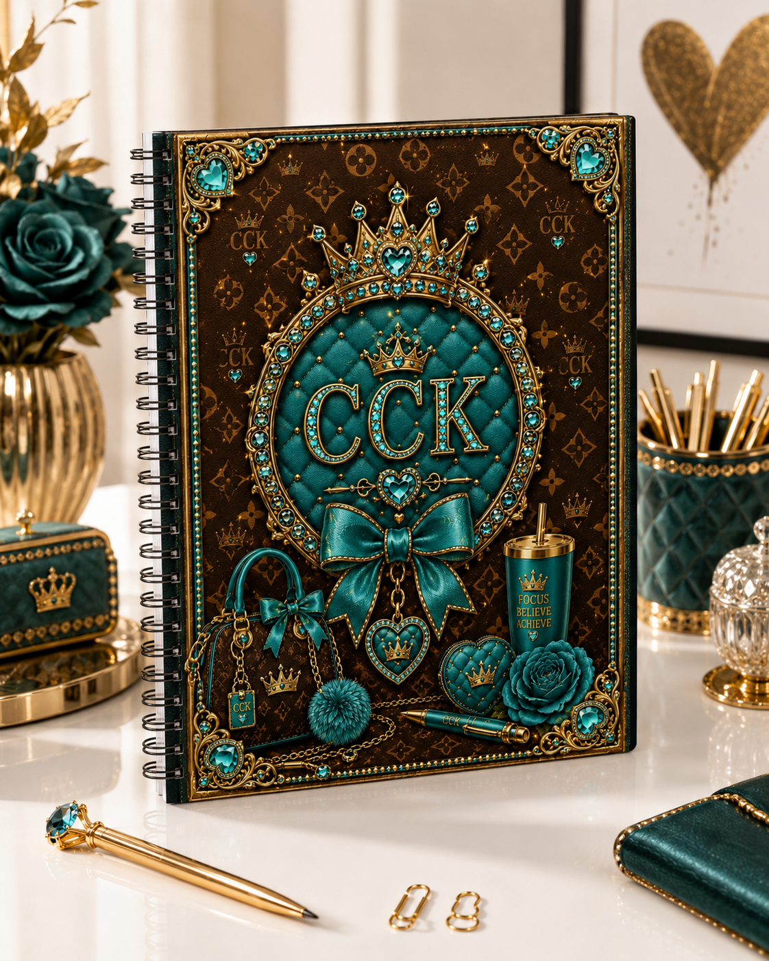 Crowned & Creative Kids Spiral Notebooks – Choose Your Design