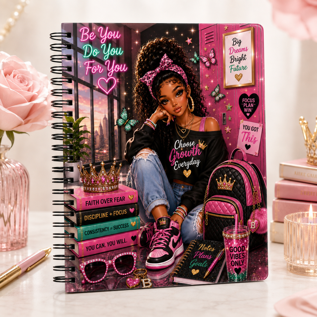 Crowned & Creative Kids Spiral Notebooks – Choose Your Design