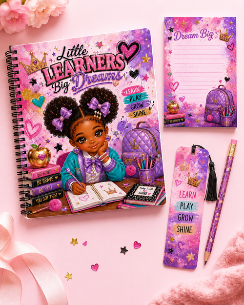 Crowned & Creative Kids Notebook & Notepad Gift Bundle