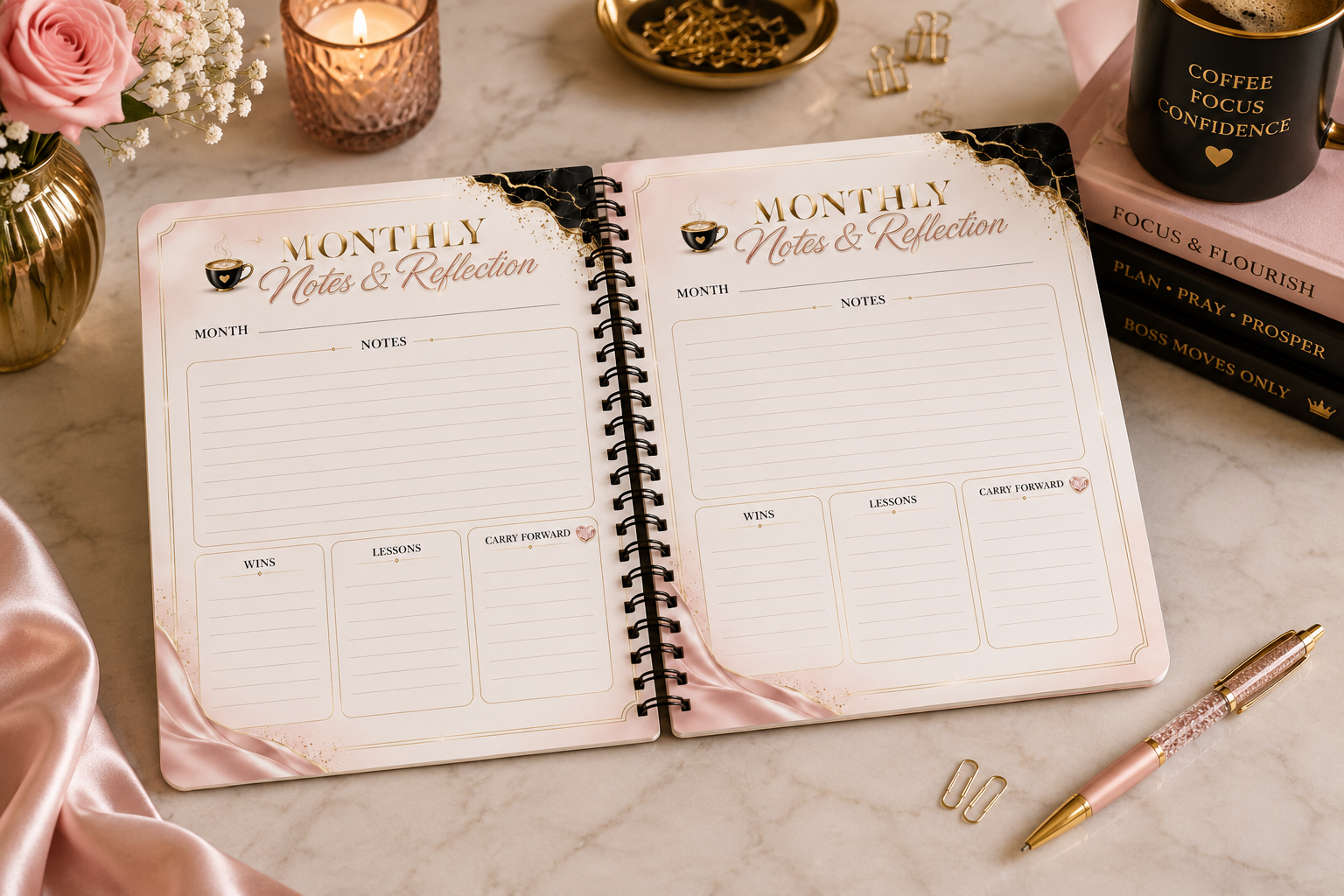 Coffee & Cozy Collection Planner Set - Choose Your Set