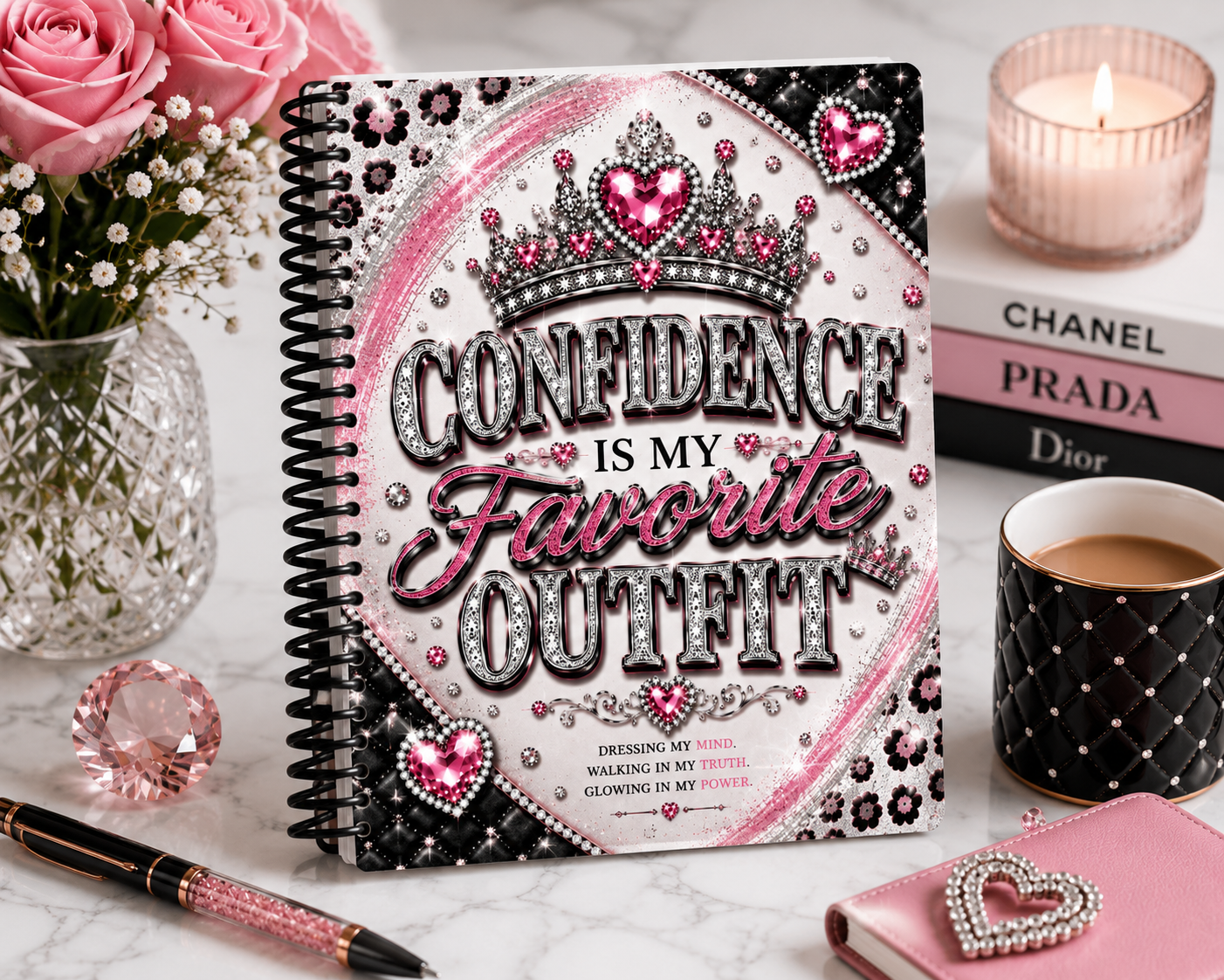 Silver Luxe Planner Set – Choose Your Cover.