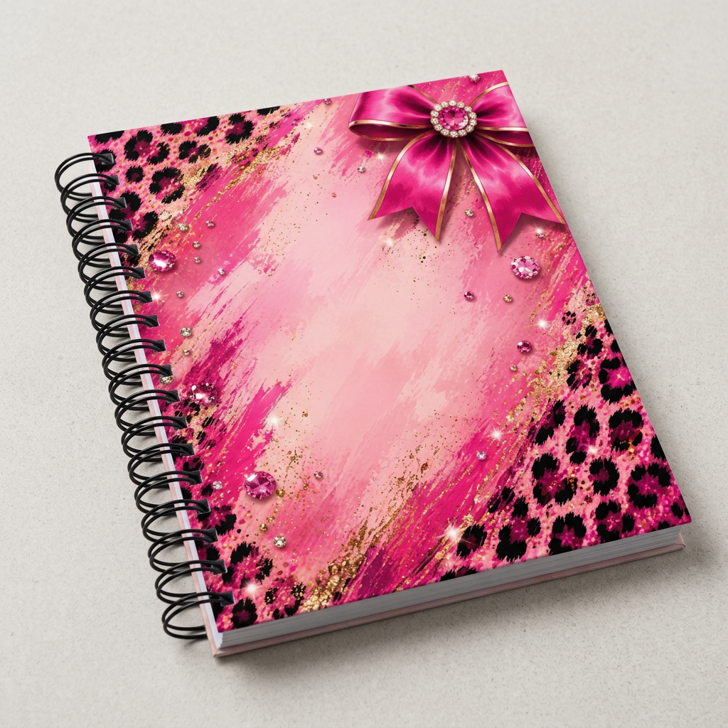 Pink Luxe Leopard Planner  Set – Choose Your Cover