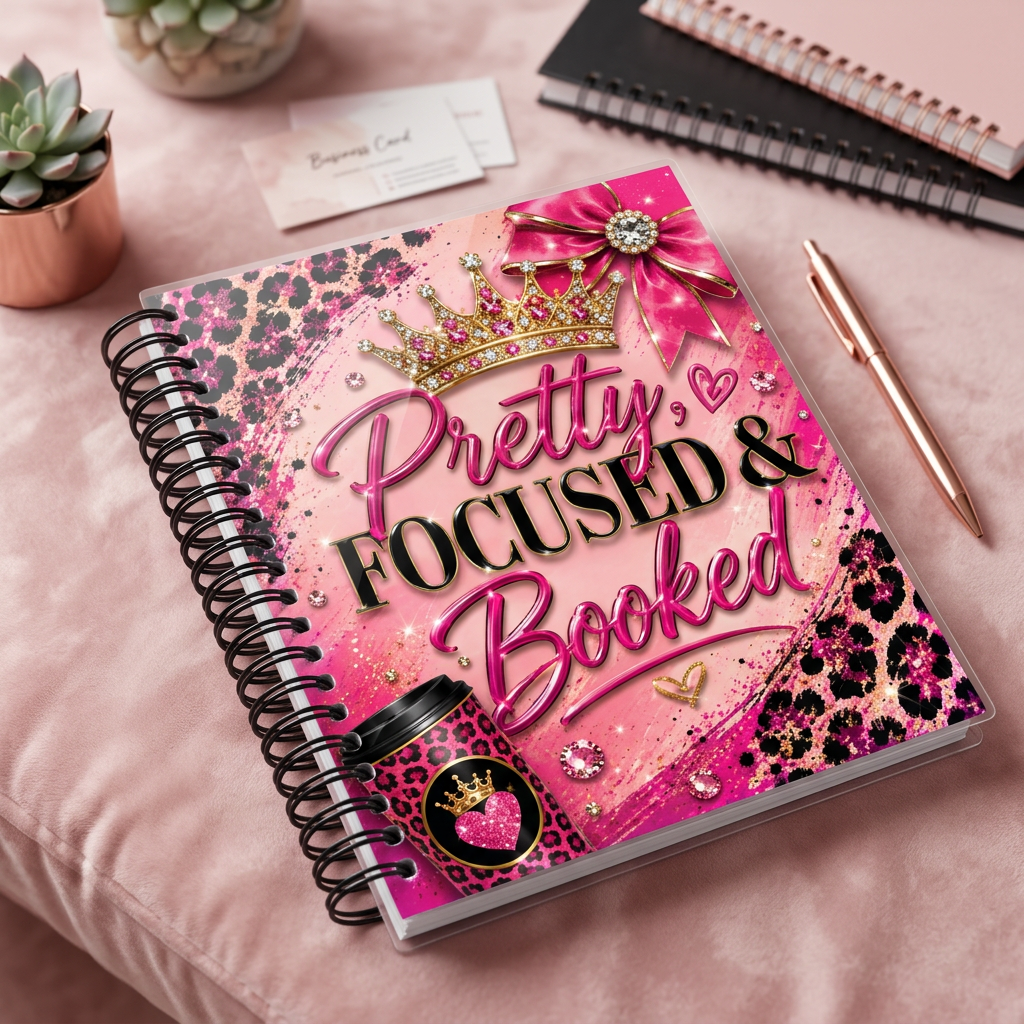 Pink Luxe Leopard Planner  Set – Choose Your Cover