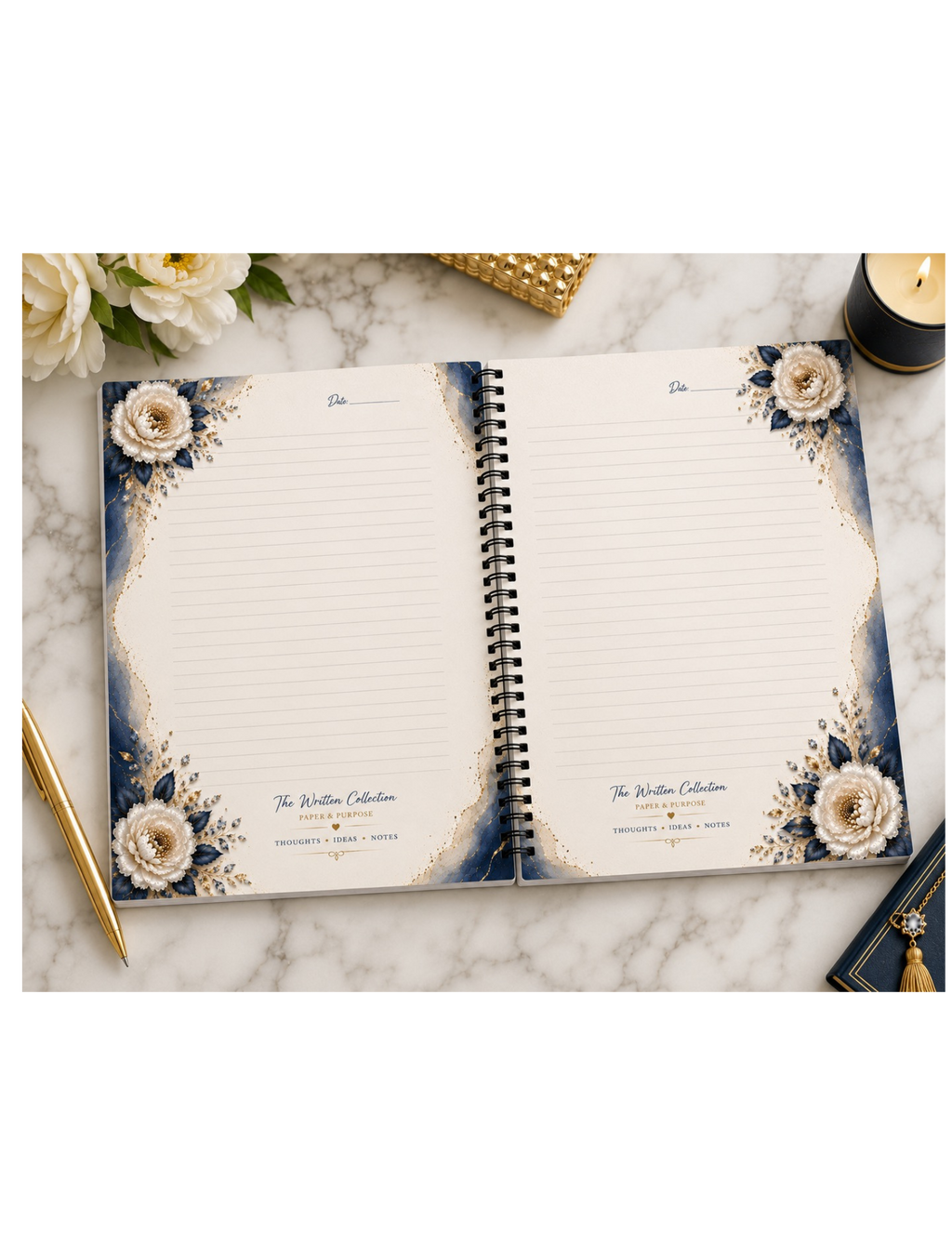 The Written Collection Spiral Notebook – Choose Your Cover.