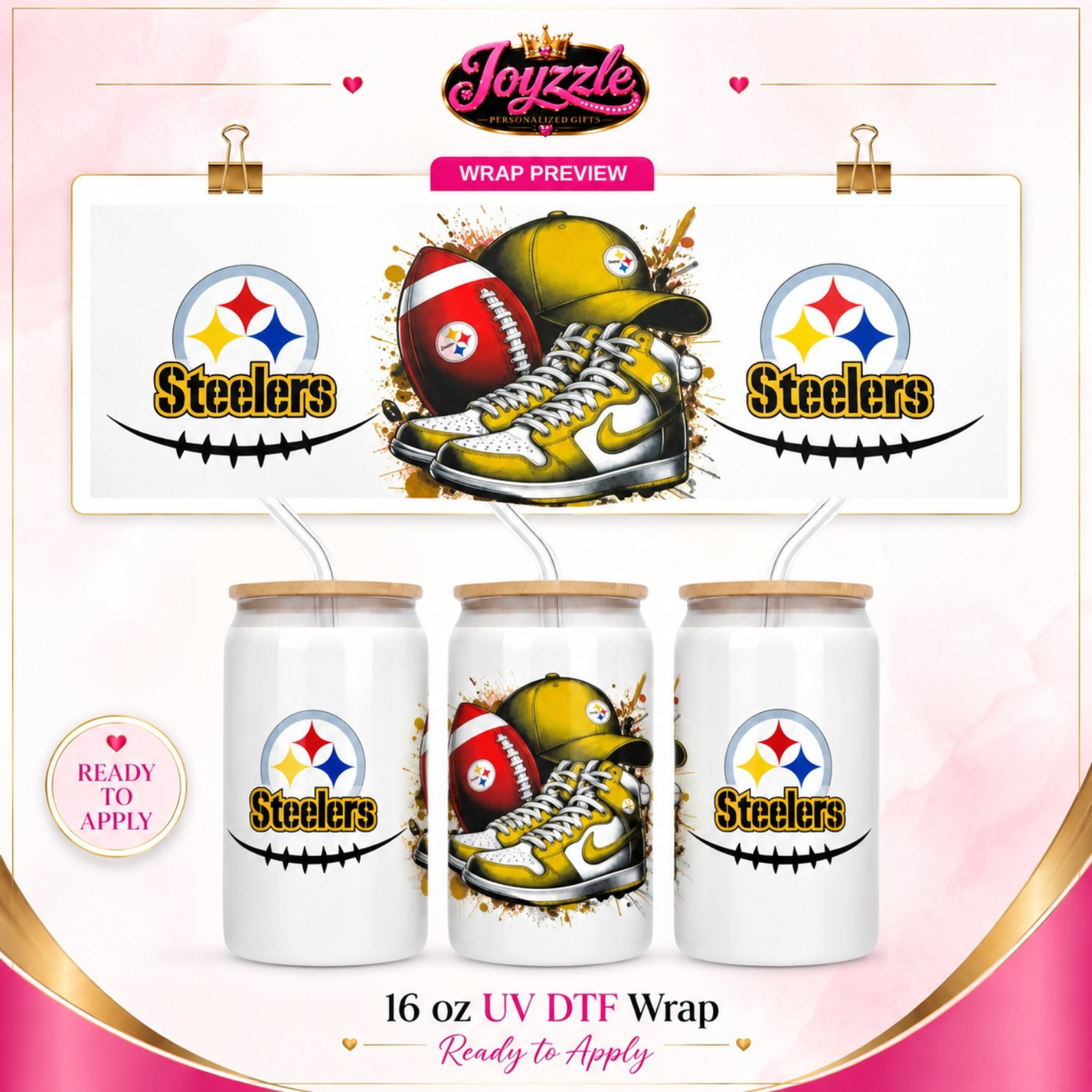 Sports | 16 oz UV DTF Wraps