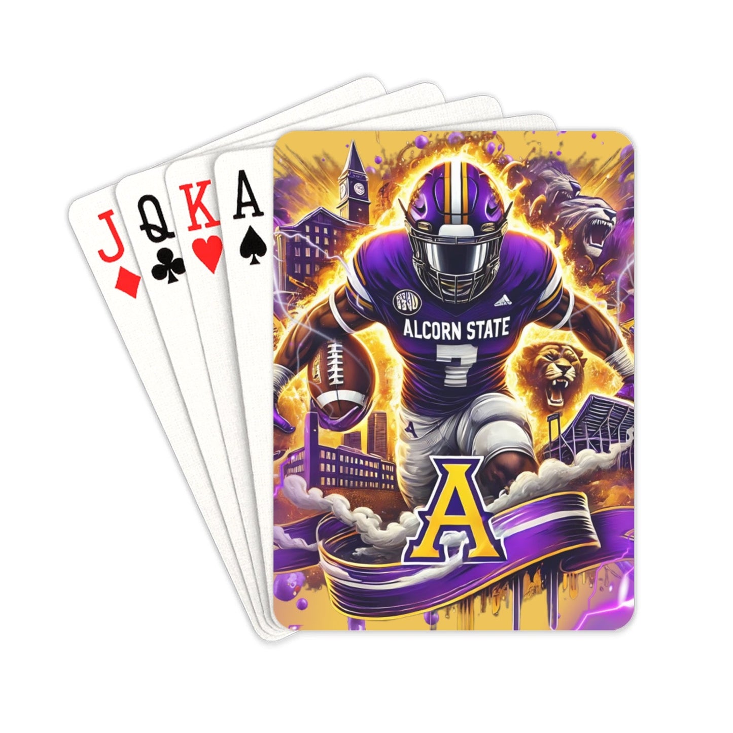 Alcorn State University Playing Cards - Joyzzle Personalized Gifts