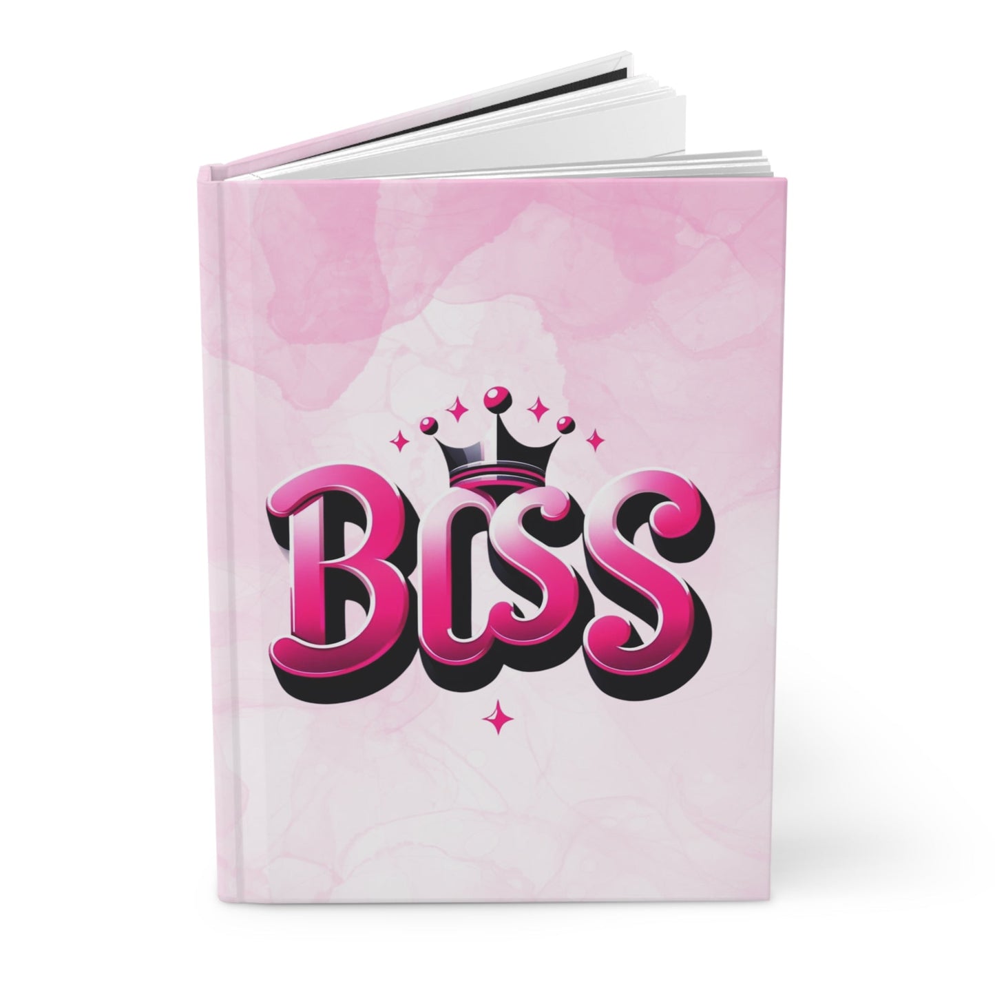 Boss Hardcover Journal Matte - Joyzzle Personalized Gifts