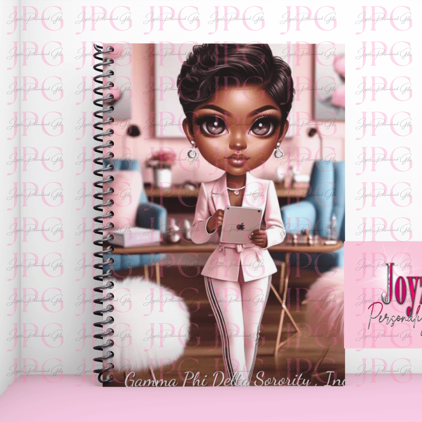 Business Gamma - Gamma Phi Delta Sorority, Inc. Spiral Notebook - Joyzzle Personalized Gifts