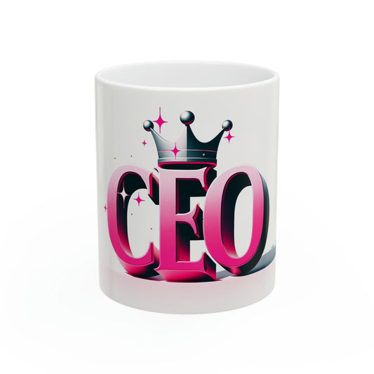 CEO Ceramic Mug, 11oz - Joyzzle Personalized Gifts