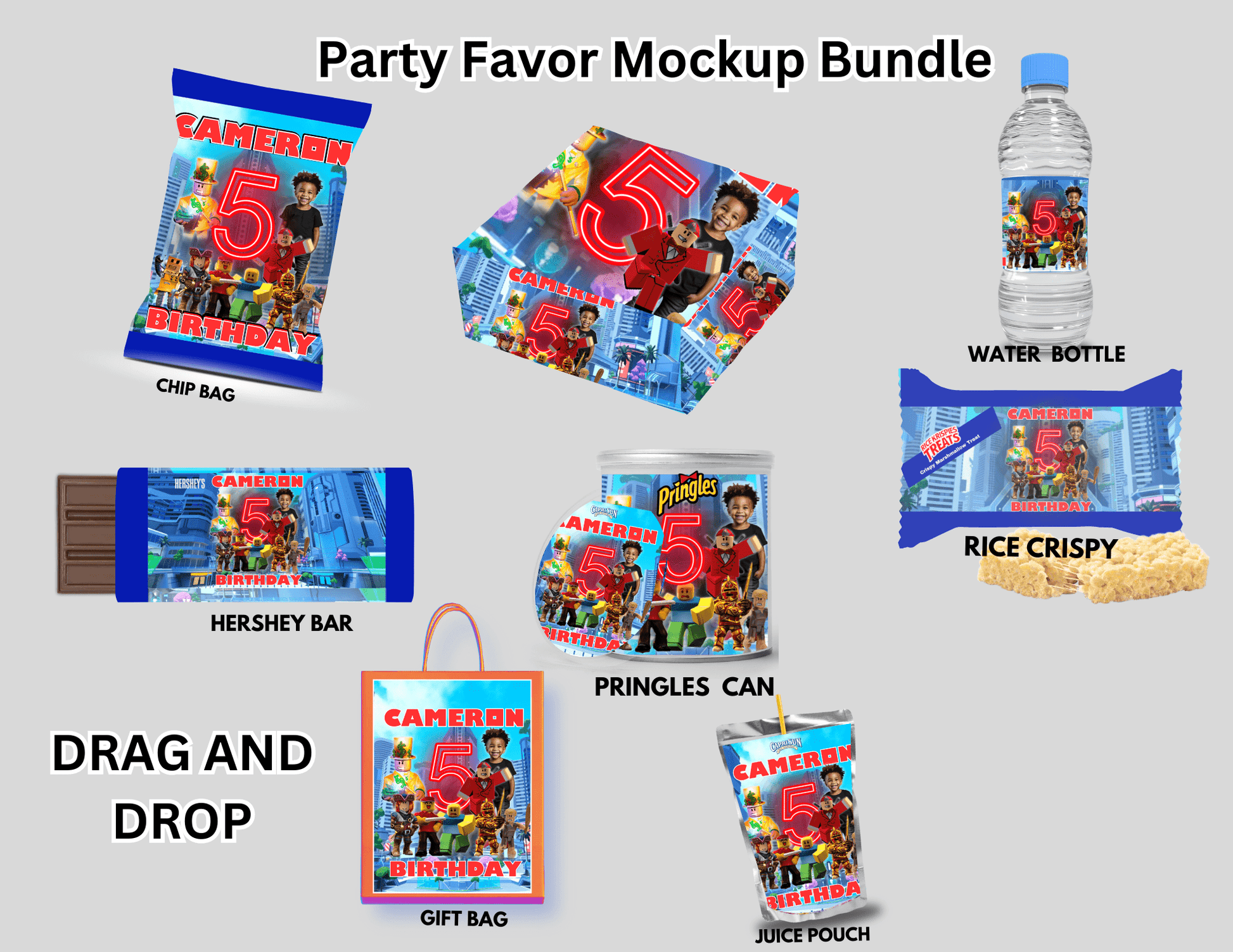 Digital Party Favor Bundle - Joyzzle Personalized Gifts