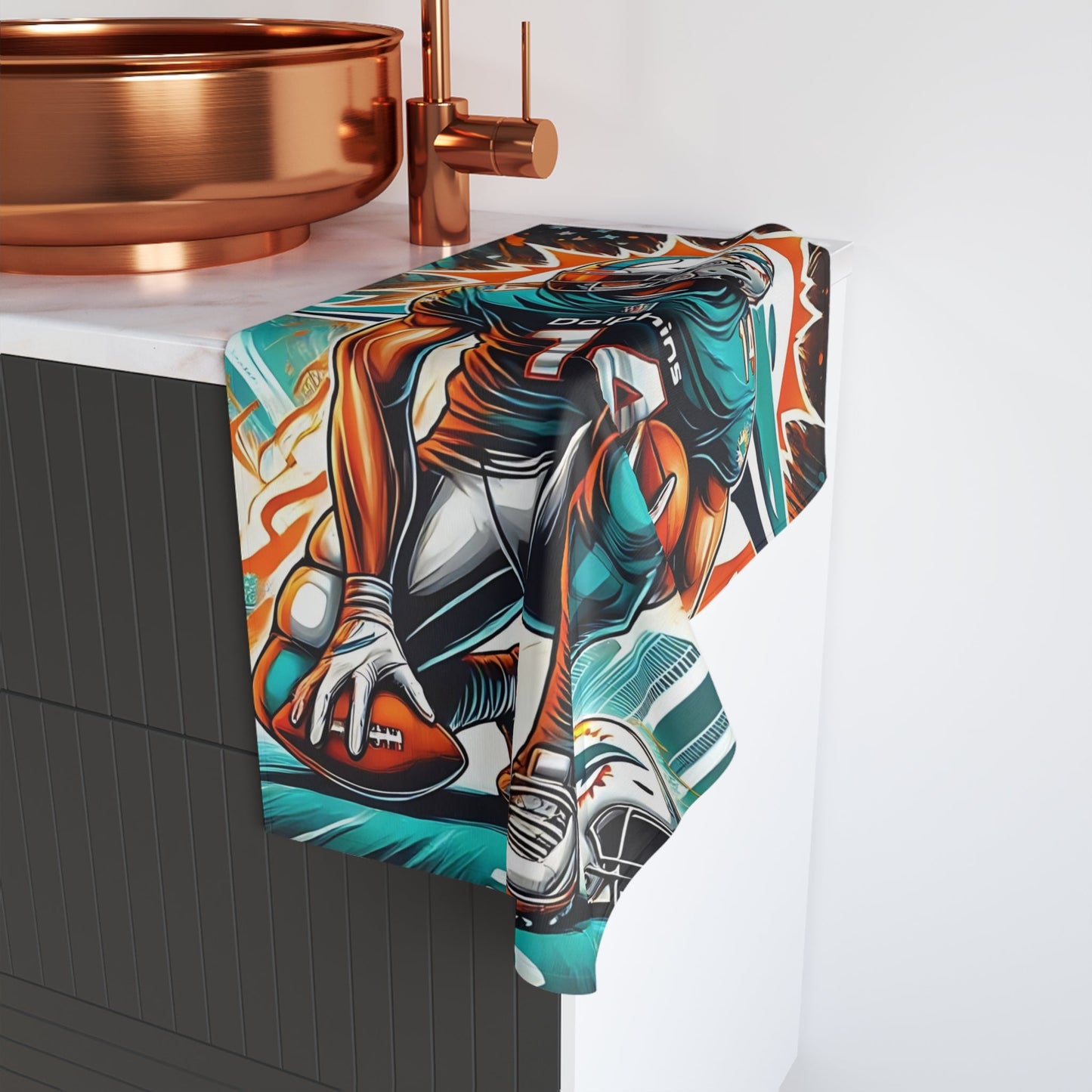 Dolphins Hand Towel - Joyzzle Personalized Gifts