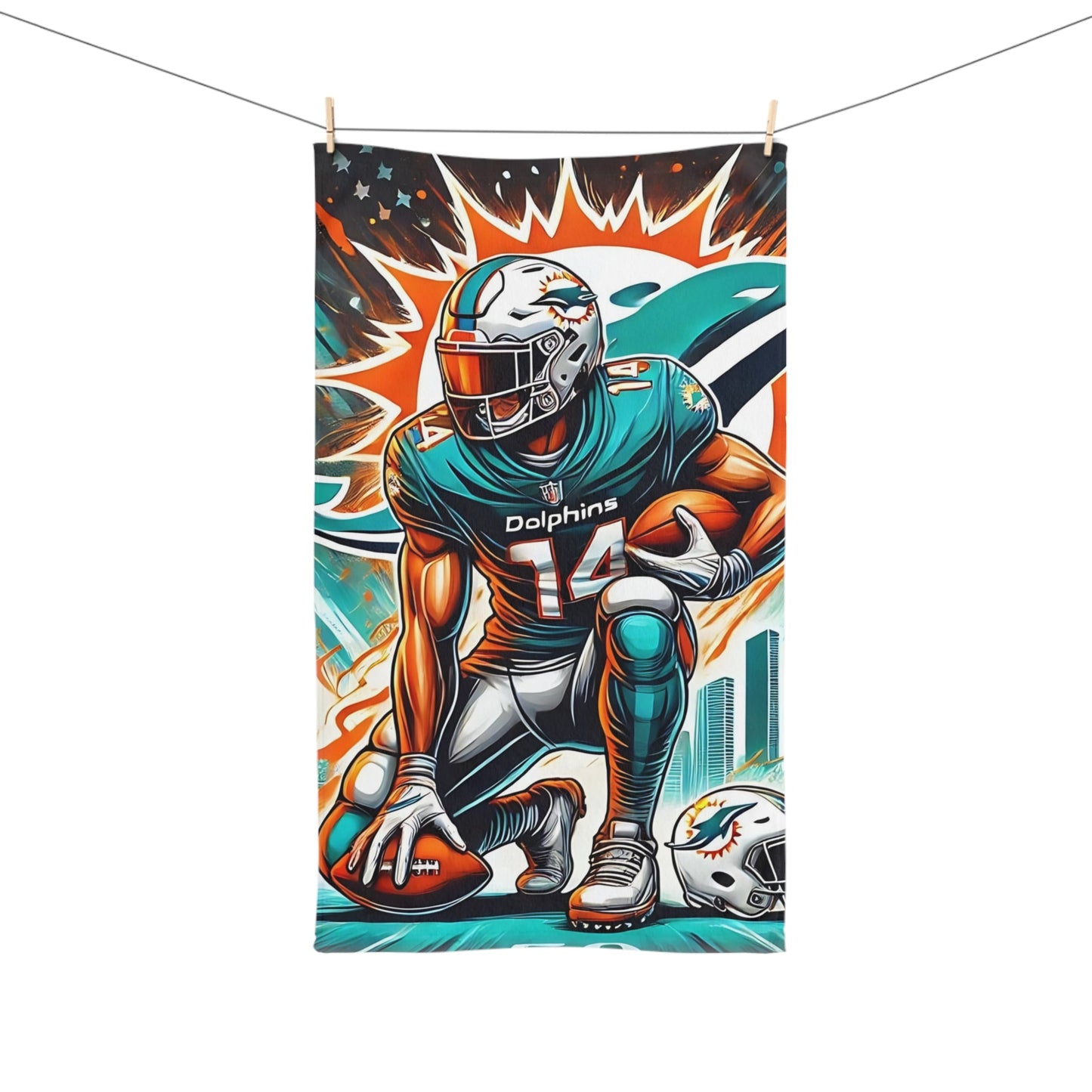 Dolphins Hand Towel - Joyzzle Personalized Gifts