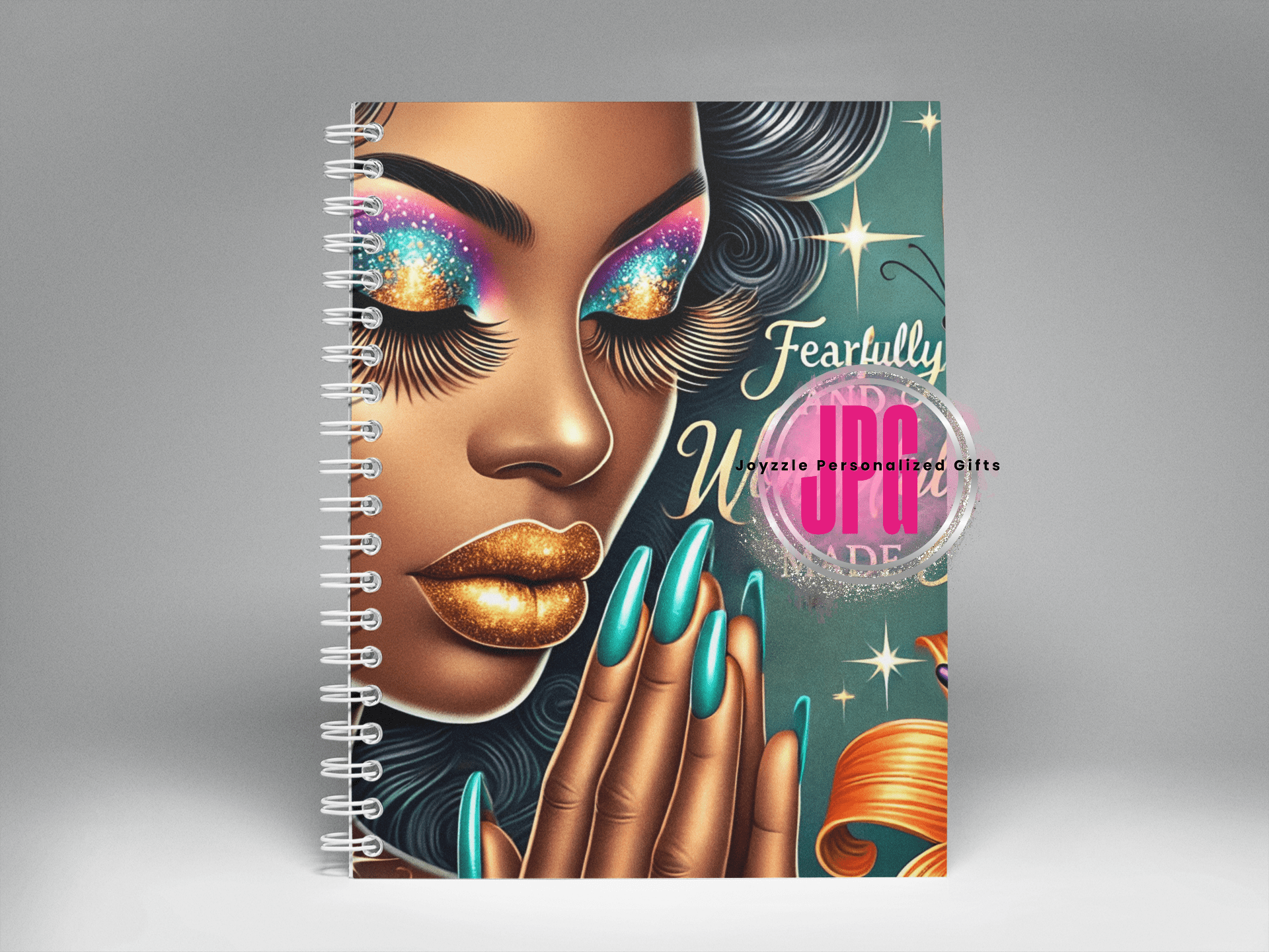 Fearfully & Wonderfully Made Spiral Notebook - Joyzzle Personalized Gifts