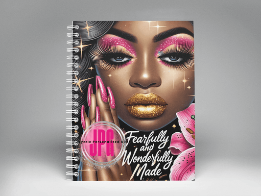 Fearfully & Wonderfully Made Spiral Notebook - Joyzzle Personalized Gifts