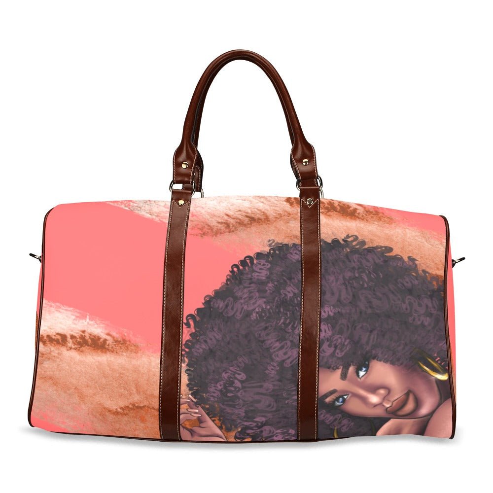 Foxxy Brown Small Tote Bags 1651 (2) Waterproof Travel Bag/Small (Model 1639) - Joyzzle Personalized Gifts