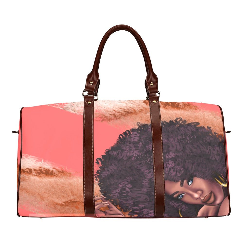 Foxxy Brown Small Tote Bags 1651 (2) Waterproof Travel Bag/Small (Model 1639) - Joyzzle Personalized Gifts