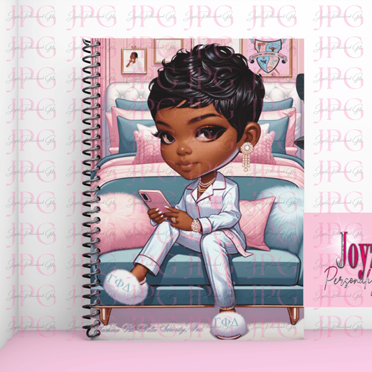 Gamma Jamma Spiral Notebook , Gamma Phi Delta Sorority, Inc. - Joyzzle Personalized Gifts