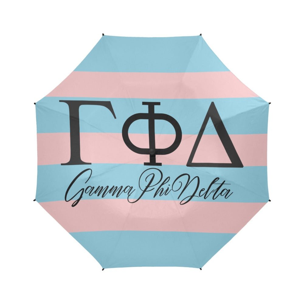 Gamma Phi Delta Umbrella Semi - Automatic Foldable Umbrella (Model U05) - Joyzzle Personalized Gifts