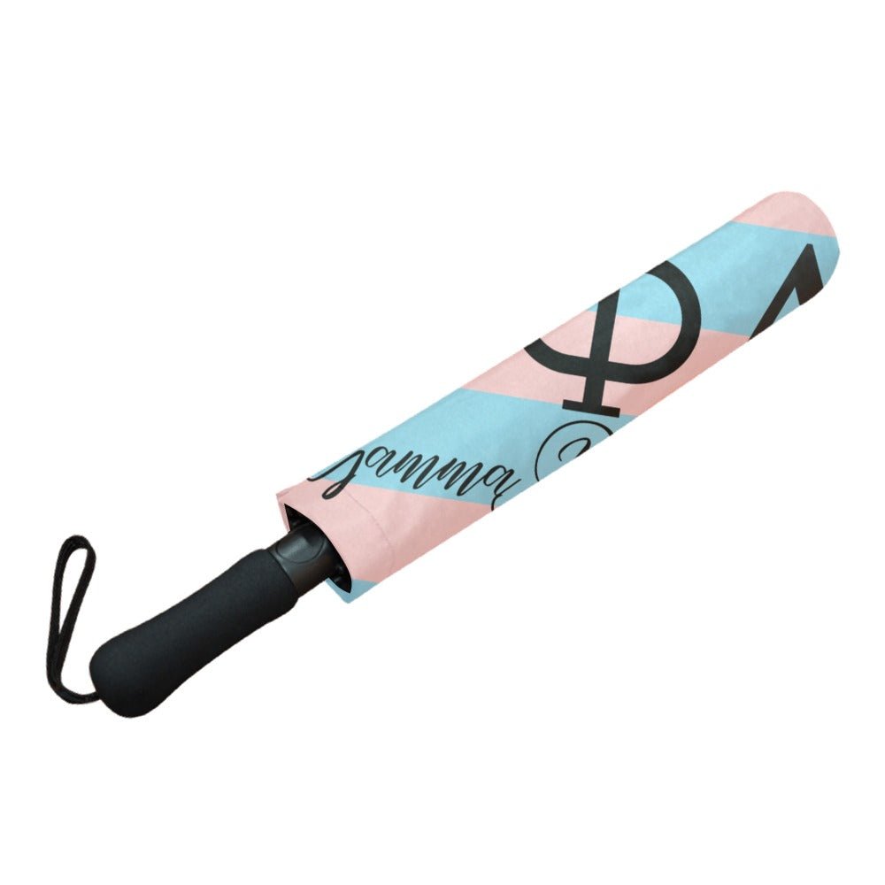 Gamma Phi Delta Umbrella Semi - Automatic Foldable Umbrella (Model U05) - Joyzzle Personalized Gifts