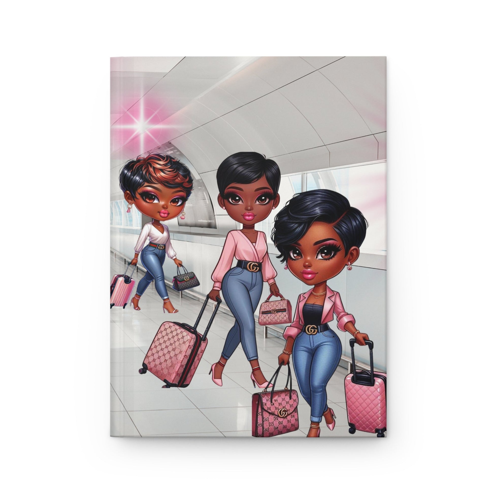 Girls Trip Hardcover Journal Matte - Joyzzle Personalized Gifts