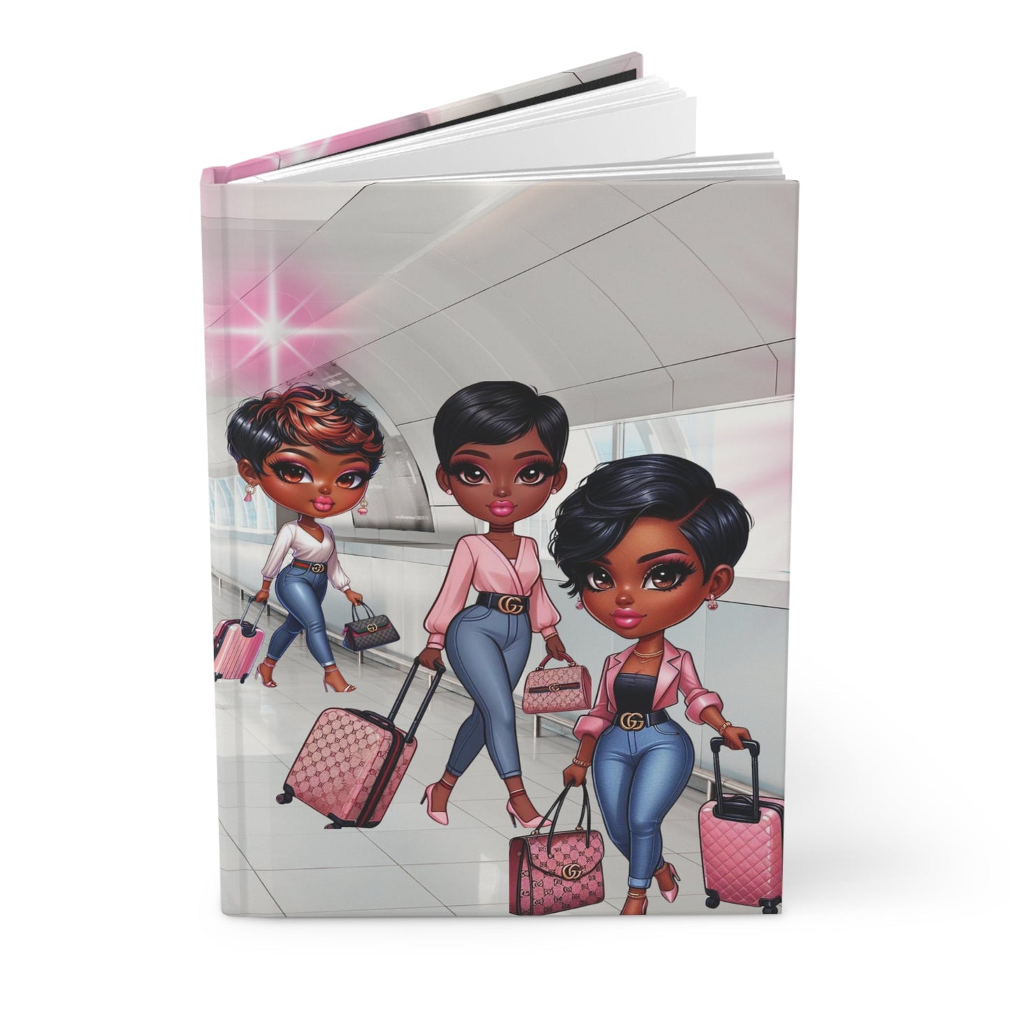 Girls Trip Hardcover Journal Matte - Joyzzle Personalized Gifts