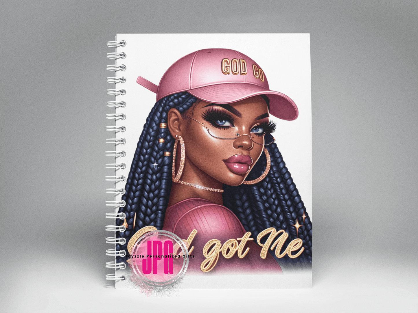 God Got Me Spiral Notebook - Joyzzle Personalized Gifts