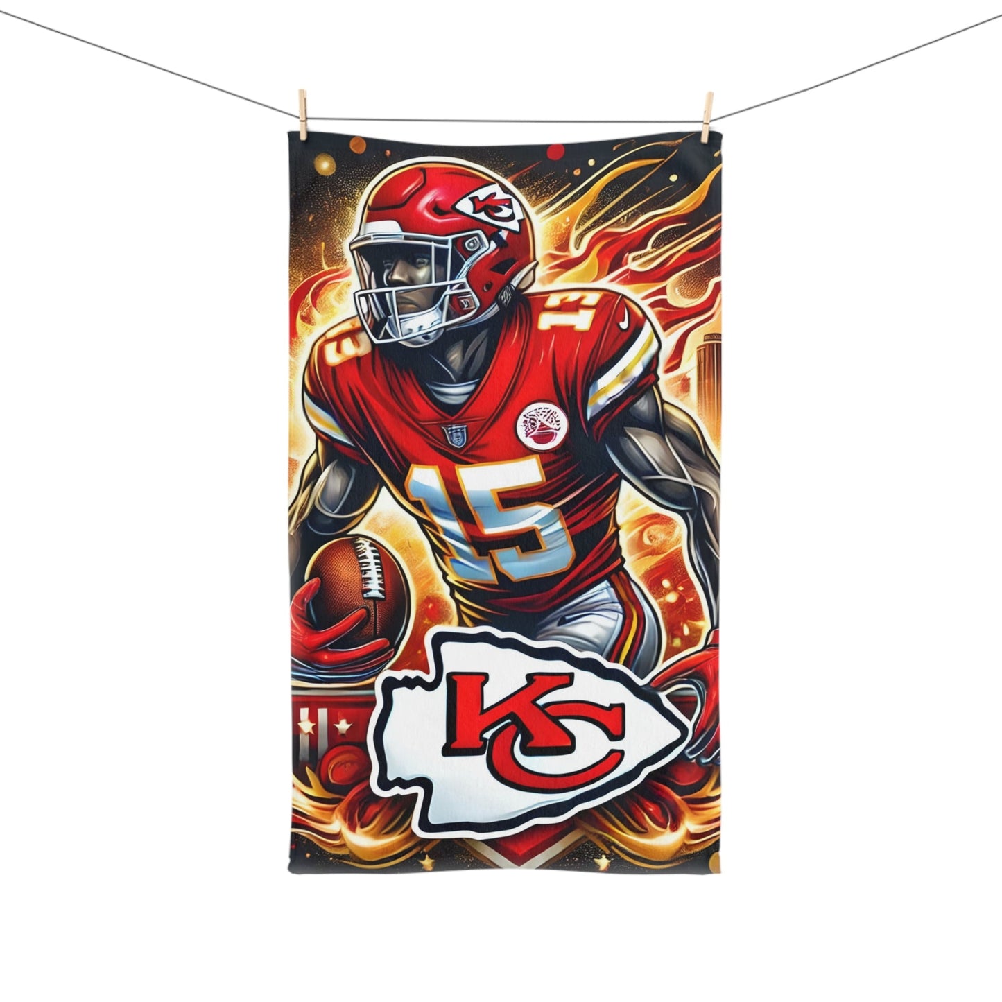 KC Chiefs Hand Towel - Joyzzle Personalized Gifts