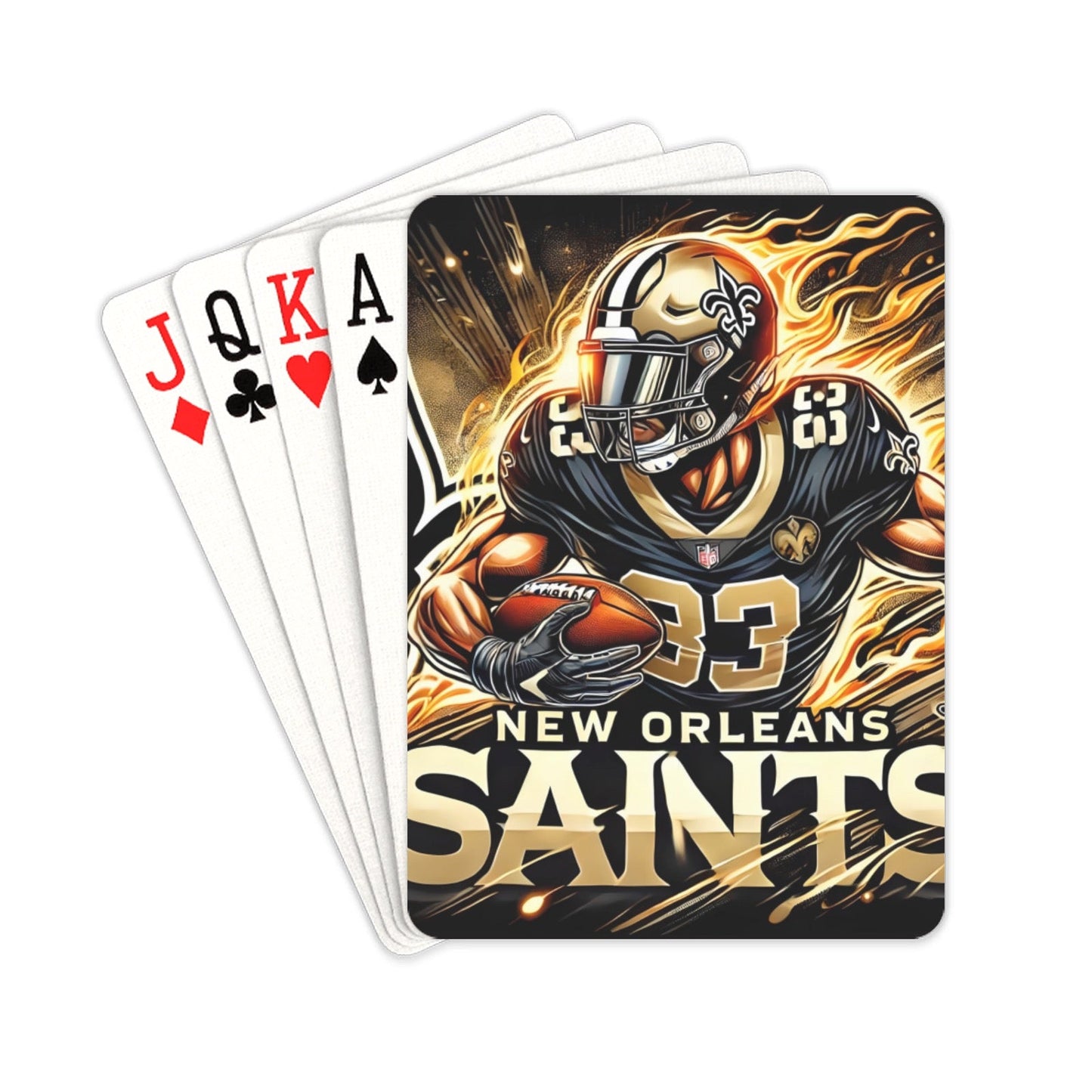 NFL Sports Team Inspired Playing Cards - Joyzzle Personalized Gifts