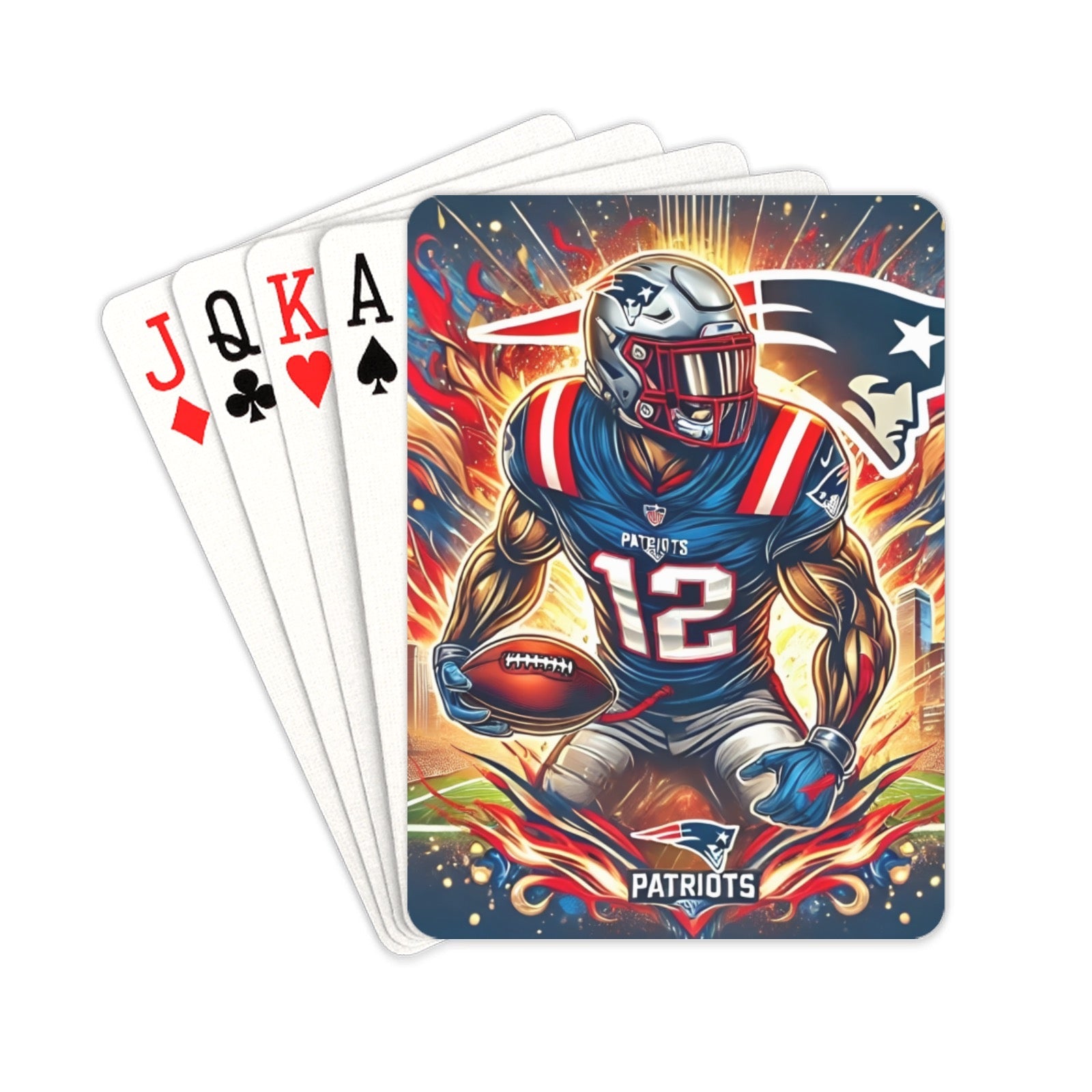 NFL Sports Team Inspired Playing Cards - Joyzzle Personalized Gifts